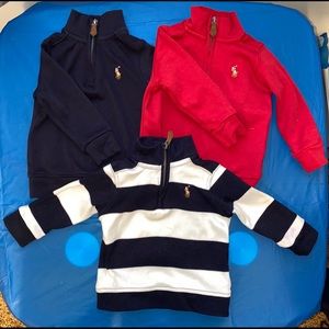 Ralph Lauren Cotton Interlock pullover 3 piece lot
